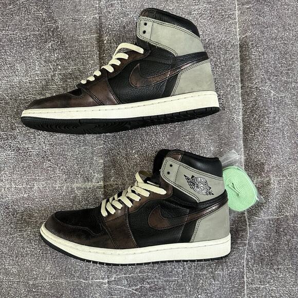 Men\'s Nike Air Jordan 1 Retro OG High Army Rust Shadow Patina Sz 9.5 (555088-033 main image 2
